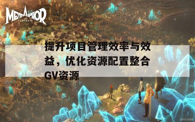 提升项目管理效率与效益，优化资源配置整合GV资源