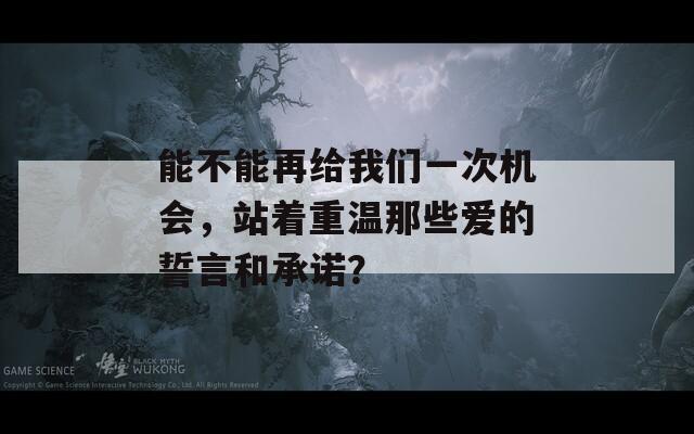 能不能再给我们一次机会，站着重温那些爱的誓言和承诺？