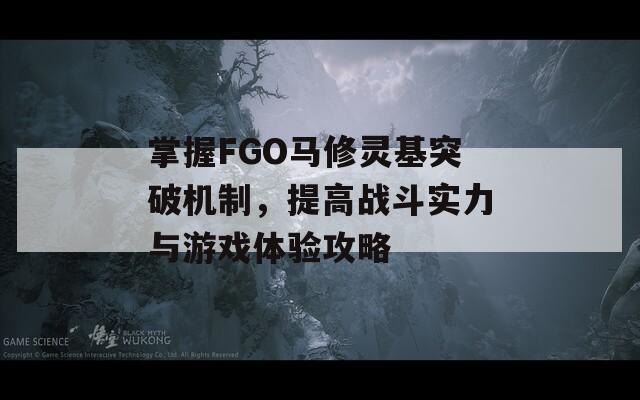 掌握FGO马修灵基突破机制，提高战斗实力与游戏体验攻略