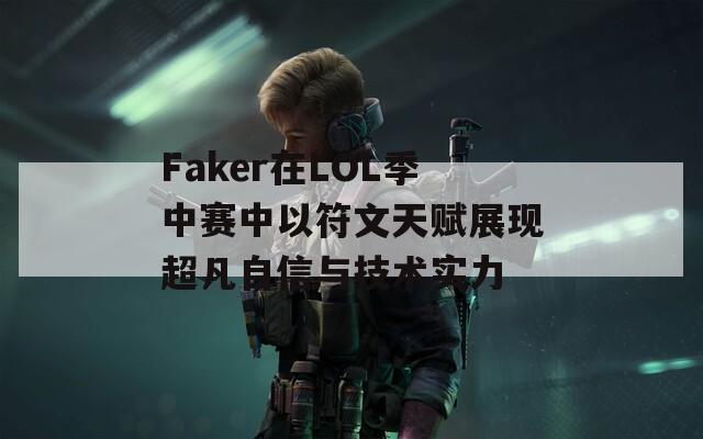 Faker在LOL季中赛中以符文天赋展现超凡自信与技术实力