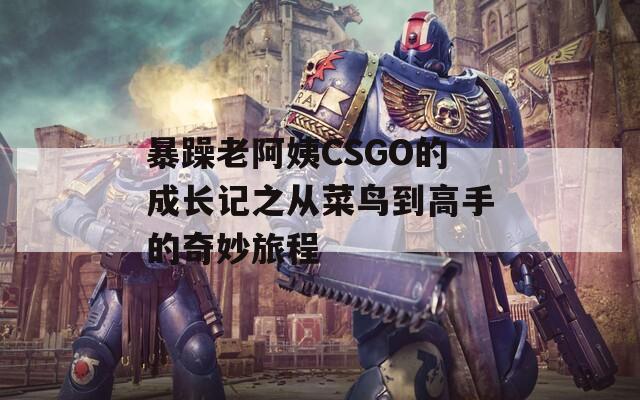 暴躁老阿姨CSGO的成长记之从菜鸟到高手的奇妙旅程