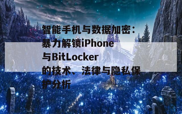 智能手机与数据加密：暴力解锁iPhone与BitLocker的技术、法律与隐私保护分析