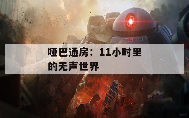 哑巴通房：11小时里的无声世界