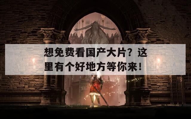 想免费看国产大片？这里有个好地方等你来！