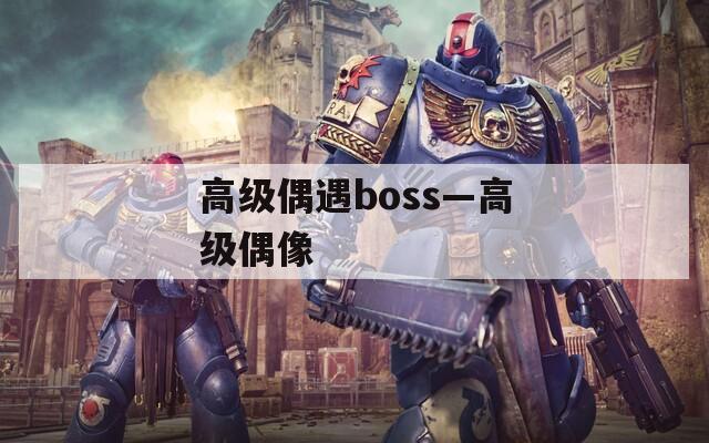 高级偶遇boss—高级偶像