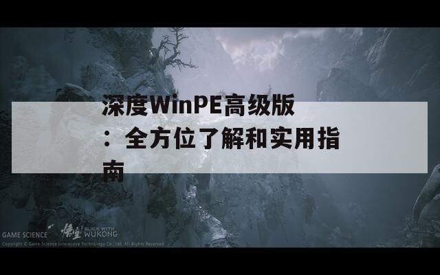 深度WinPE高级版：全方位了解和实用指南