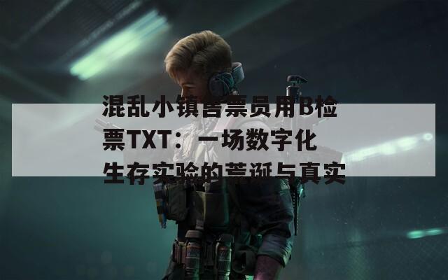 混乱小镇售票员用B检票TXT：一场数字化生存实验的荒诞与真实