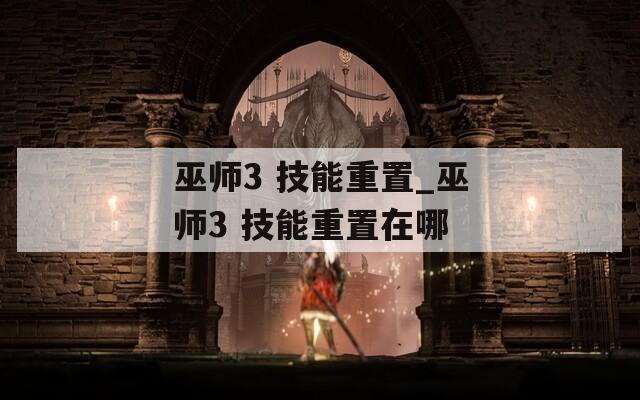巫师3 技能重置_巫师3 技能重置在哪